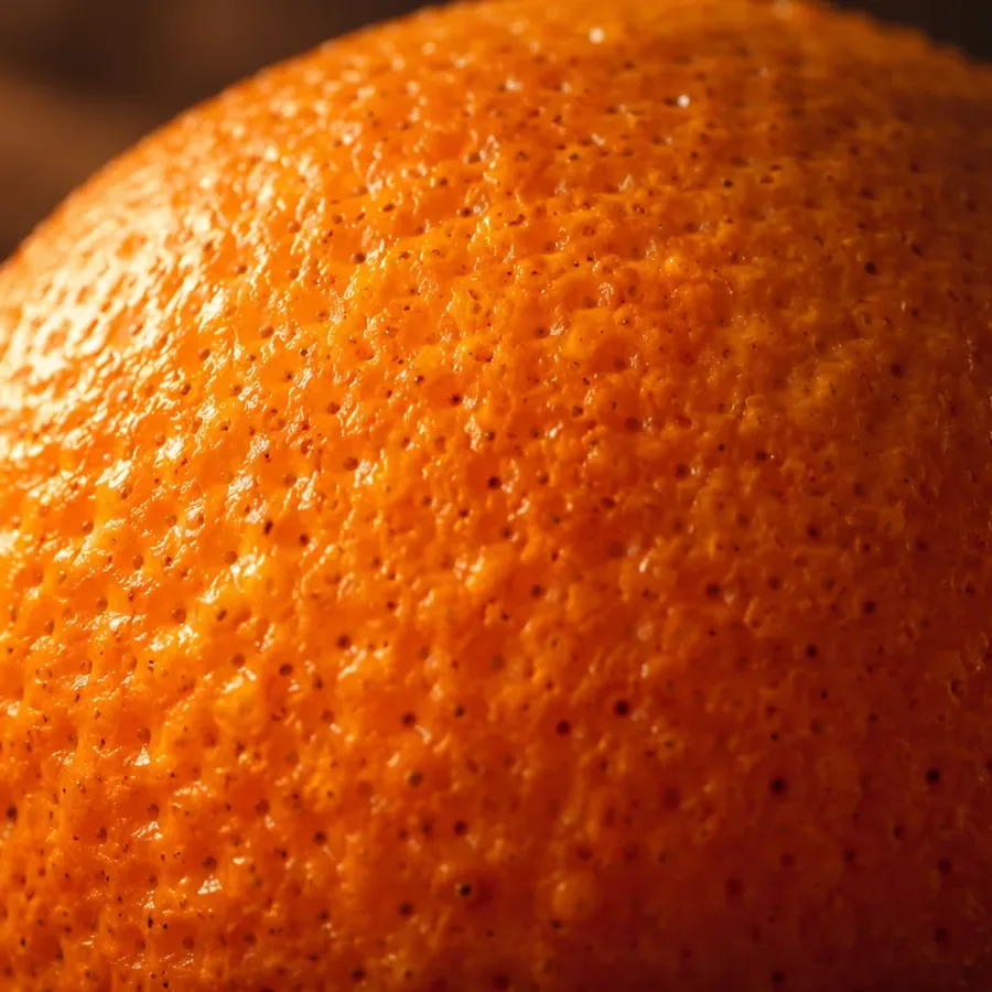 Close-up of orange peel